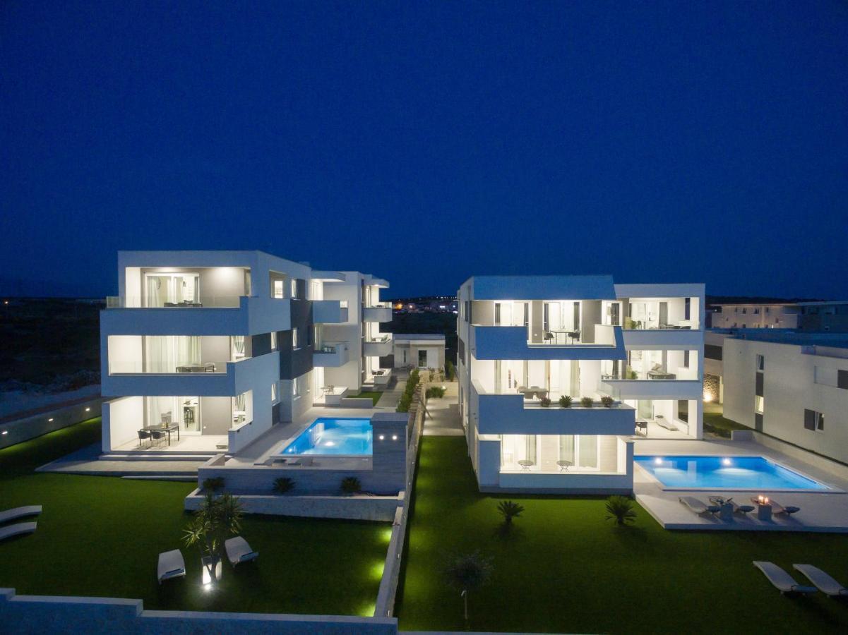 Apartments & Rooms Pool Villas Maris Novalja Kültér fotó